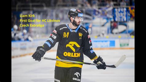 Liam Kirk First Goal For HC Litvinov In Czech Extraliga YouTube