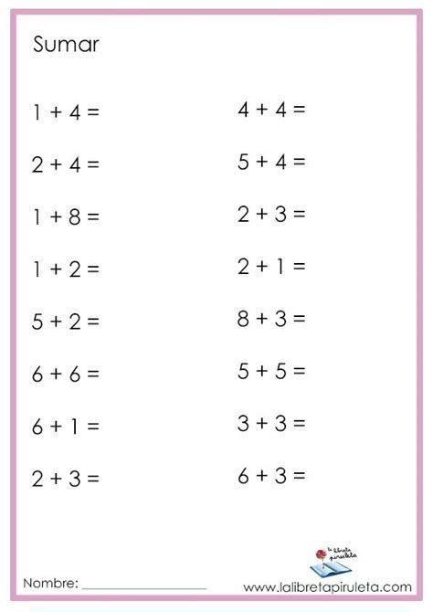 Archivo De álbumes Suma Y Resta Matematicas Primero De D82