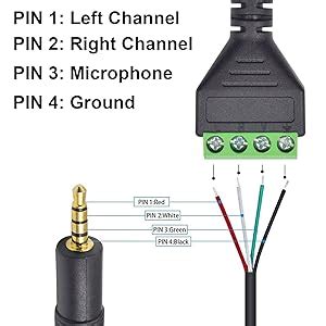 Amazon Poyiccot Mm Speaker Wire Adapter Mm Pole