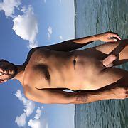 Hanging Out Naked Suntanning At The Lake