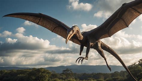 Quetzalcoatlus Flying High With The Giant Aztec Dragon