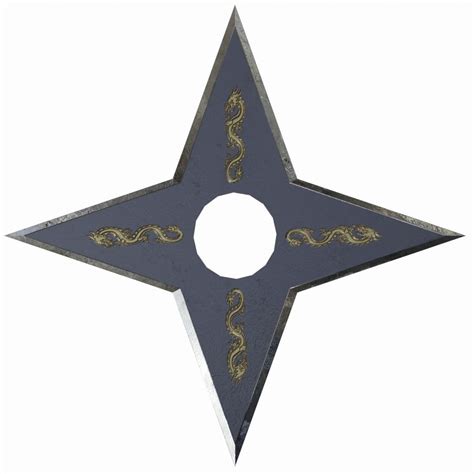 Collection Shuriken 3d Model 25 Obj Fbx Dae Blend Free3d