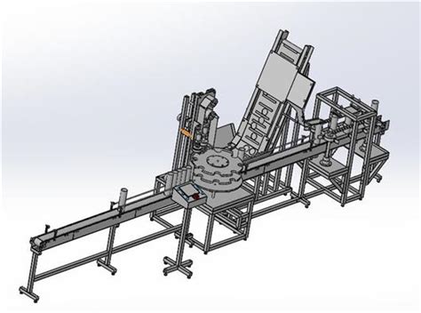 自动灌装封盖机3d模型下载三维模型step模型 制造云 产品模型