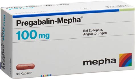 Pregabalin Mepha Kapseln 100mg 84 Stück in der Adler Apotheke