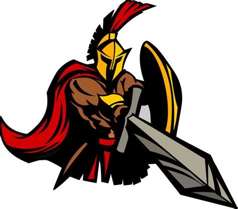 Spartan Warrior With Shield Png