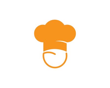 Chef Hat Logo Vector Design Template Lunch Hat Sign Vector Lunch Hat