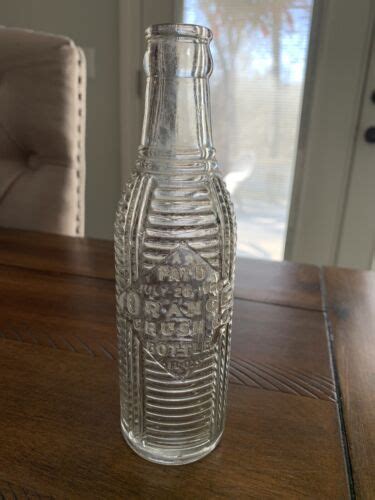 Vintage July 20 1920 Orange Crush Ribbed Bottle Ebay