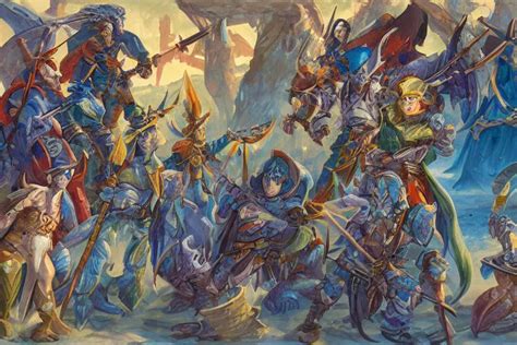 Dungeons And Dragons Fantasy Painting Close Order Stable Diffusion