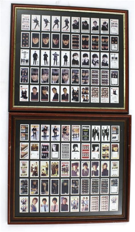 The Beatles Set Of One Hundred Warus Card Collections Beatles