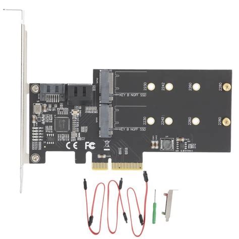 Carte PCIE USB 3 0 3 Ports SATA3 0 Carte M 2 2 Ports 3 Interfaces