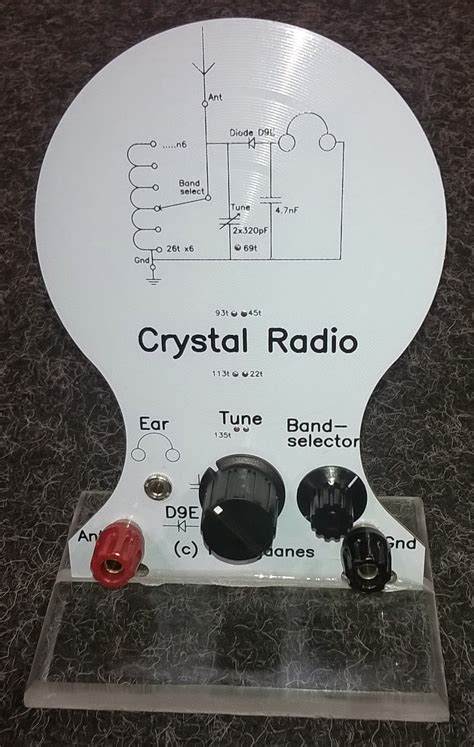 A beauty of a crystal radio • AmateurRadio.com