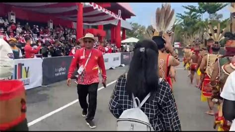 Foto Ritual Adat Dayak Di Balik Sukses UCI MTB World Cup 2022 Palangkaraya