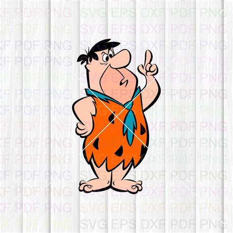 Flintstones Svg Dxf Eps Pdf Png Cricut Cutting File Etsy