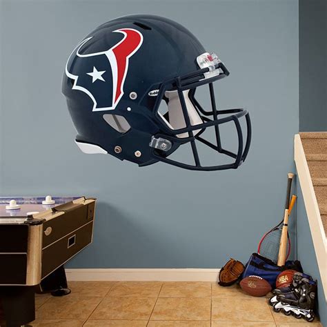 Houston Texans Helmet REAL.BIG. Fathead – Peel & Stick Wall Graphic ...