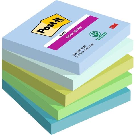 Post It Super Sticky Notes Oasis 76x76 Mm Lomax