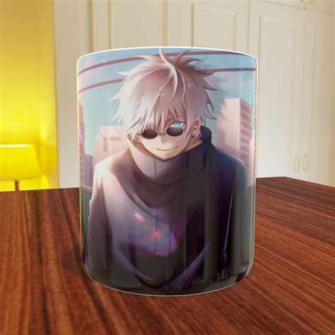 Caneca Do Satoru Gojo Jujutsu Kaisen Shopee Brasil