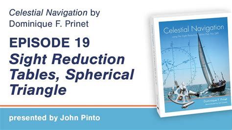 Celestial Navigation Episode Sight Reduction Tables The Spherical