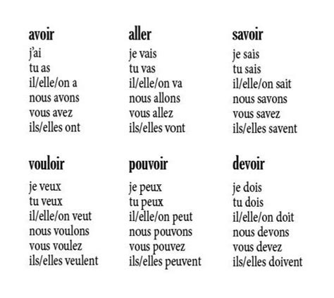 Chapter Conjugation Of Ir Verbs In The Present Basic French Words