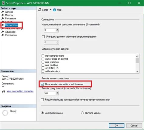 Cómo Habilitar Conexiones Remotas a MSSQL Server TecnoWeb