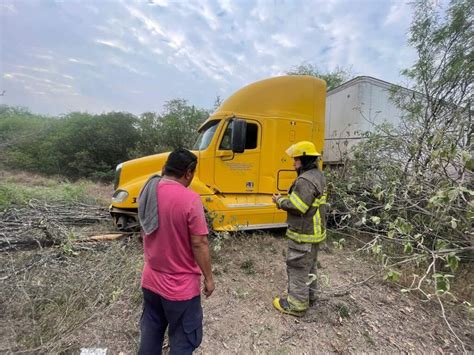 TRÁILER PARTICIPA EN UN ACCIDENTE VIAL EN LA CARRETERA NACIONAL EN