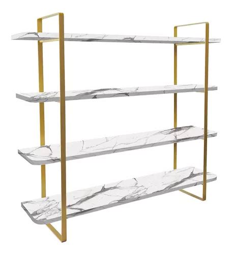 Prateleira Parede Arnad Decoração 100x20 Douradovulcano Cor Cinza