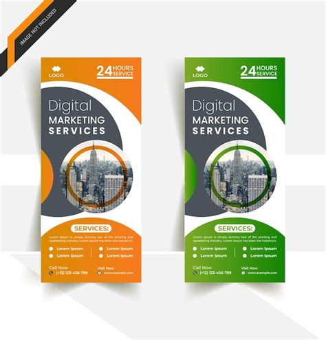 Premium Vector Creative Corporate Rollup Banner Design Template Set