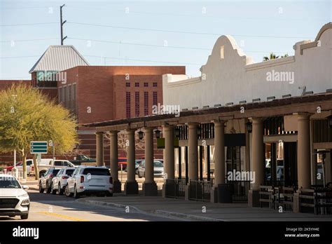 Afternoon View Of Downtown Chandler Arizona Usa Stock Photo Alamy