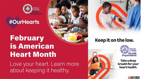 Ocean County Health Department FEBRUARY IS AMERICAN HEART MONTH