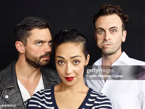 Actors Dominic Cooper, Ruth Negga and Joseph Gilgun from 'Preacher ...