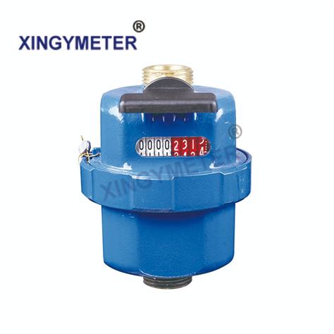 Lxh B DN15 Volumetric Rotary Piston Water Meter China Volumetric