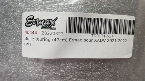 Ermax Touring Windshield Light Smoke Cm For Honda Xadv