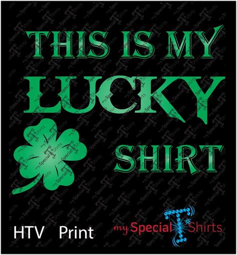 This Is My Lucky Shirt Svg Instant Download Design St Patrick Etsy