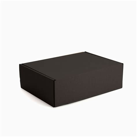 Shipping box black/brown cardboard. Twosidet. 3 mm | Scanlux Packaging