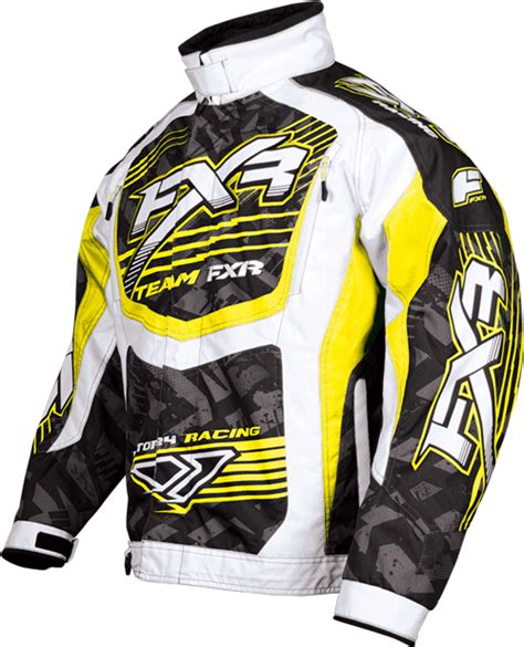 Fxr Racing Snowmobile Sled Gear Mens Cold Cross Jacket Yelwht