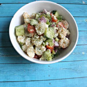 Greek Shrimp Salad - Ancestral Nutrition