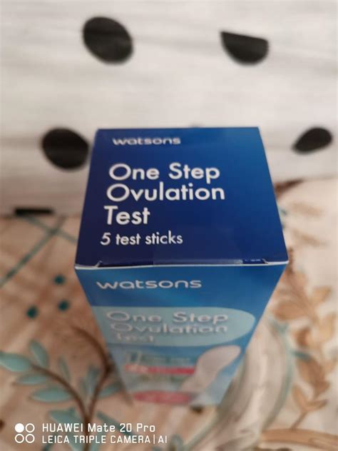 Watsons Brand One Step Ovulation Test Sticks Sticks In Box