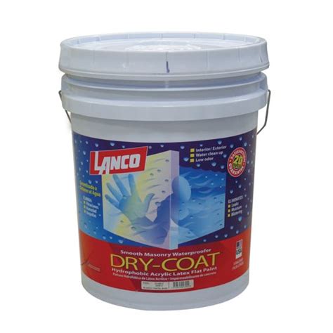 Lanco Pintura Especial Dry Coat Liso Blanco 5 Galones — Rodelag Panamá