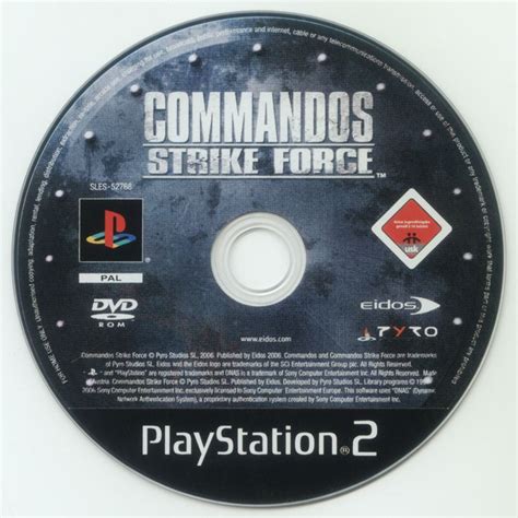 Commandos Strike Force Cover Or Packaging Material MobyGames