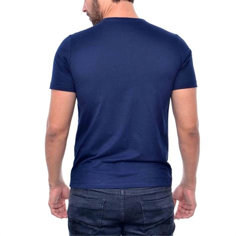 Camisa Camiseta Ralph Lauren Masculina Azul Marinho Basica R 69 90