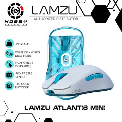 Lamzu Atlantis Mini Wireless Superlight Gaming Mouse Shopee Philippines