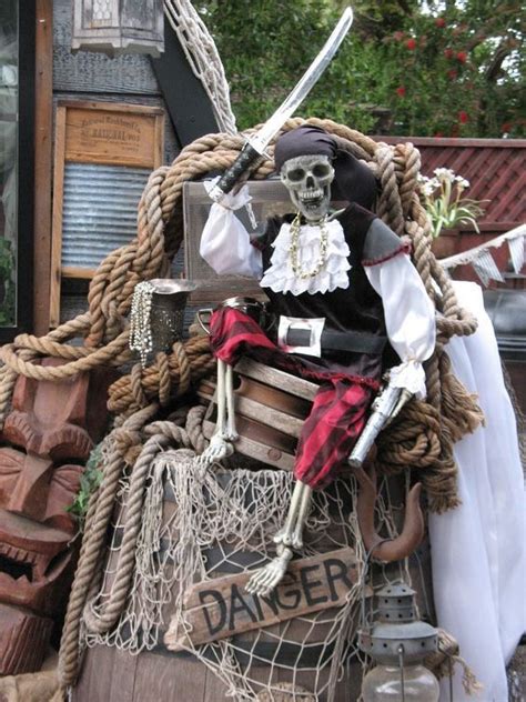 Pirate Skeleton Sitting On Top Of A Barrel Of Rum In My Pirate