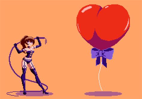 Rule 34 Animated Balloon Balloon Fetish Dominant Female  Pixel Art Popping Tagme Whip