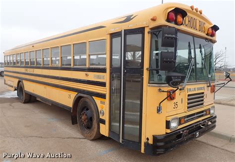 1997 Blue Bird Tc2000 School Bus In Andale Ks Item Gf9713 Sold