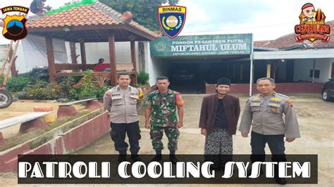 Cooling System Polsek Batang Polres Batang Catatan Pak Bhabin Youtube