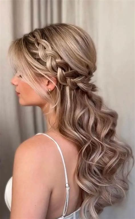 Top Wedding Hairstyles For Long Hair Half Up Elegance Meets Simplicity