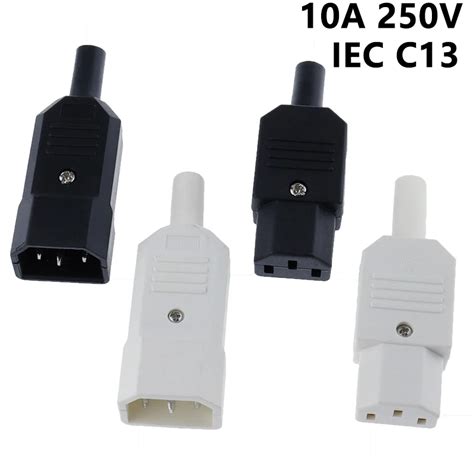 Neuer Gro Handels Preis A V Schwarz Iec C Stecker Wiederauf