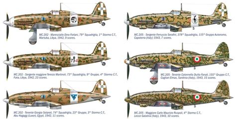 Mc Mc Italian Aces Aerei Militari Aerei Da Combattimento