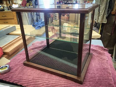 Handmade Display Case With Exotic Wood Chameleon Woodcrafting