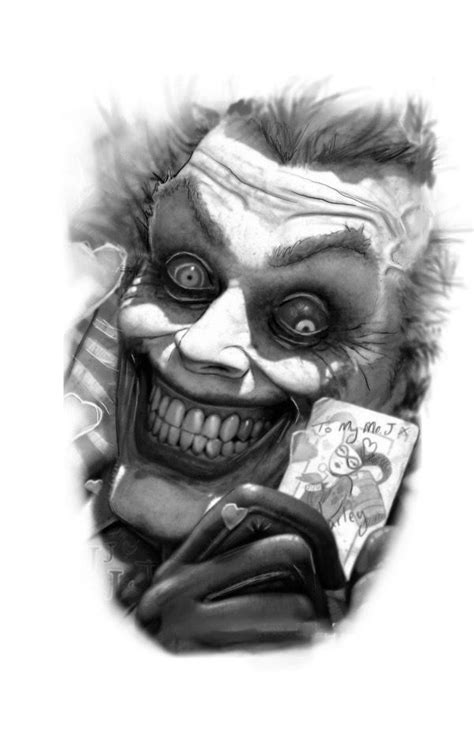 Pin by Weißer Hai on CLOWN Joker tattoo design Joker tattoo Joker art