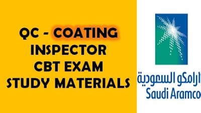 Qc Coating Inspector Aramco Cbt Exam Study Materials